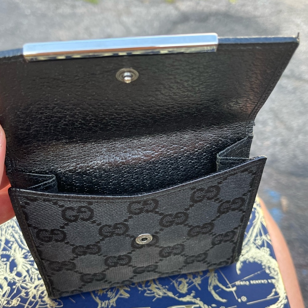 Gucci - Black GG Monogram Canvas Men’s Wallet